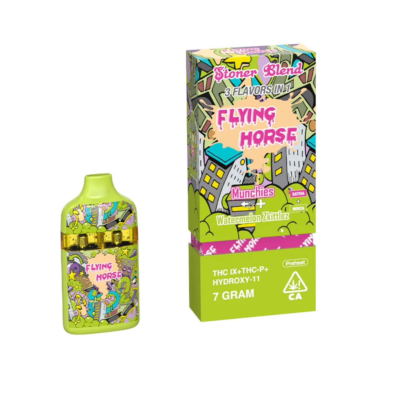 Flying Horse Stoner Blend 7G Disposable – 3 Flavors in 1