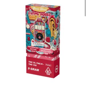 Flying Horse Cart Stoner Blend 9G Disposable – THC-P + THC-IX + THC-VIII Ultra Blend Series
