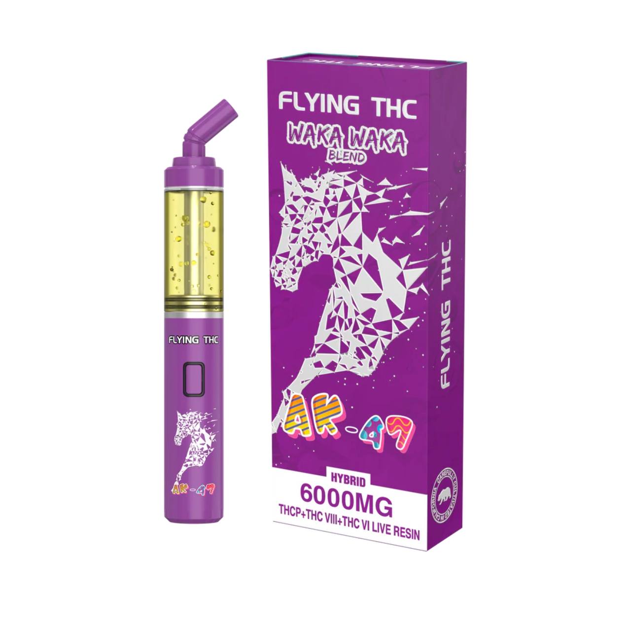 Flying Horse Cart THC Waka Waka Blend 6000mg Disposable